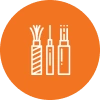 Cable Management of Server Equipment Icon