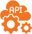 Orange abstract background